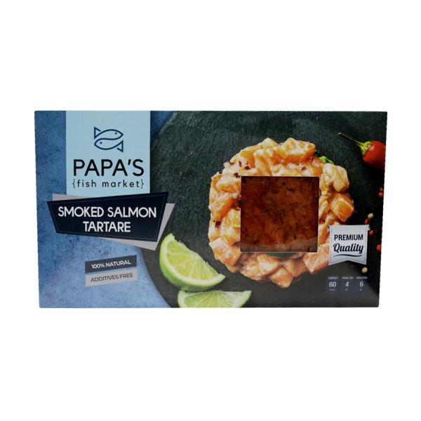 PAPA'S FISH MARKET SMOKED SALMON TARTARE