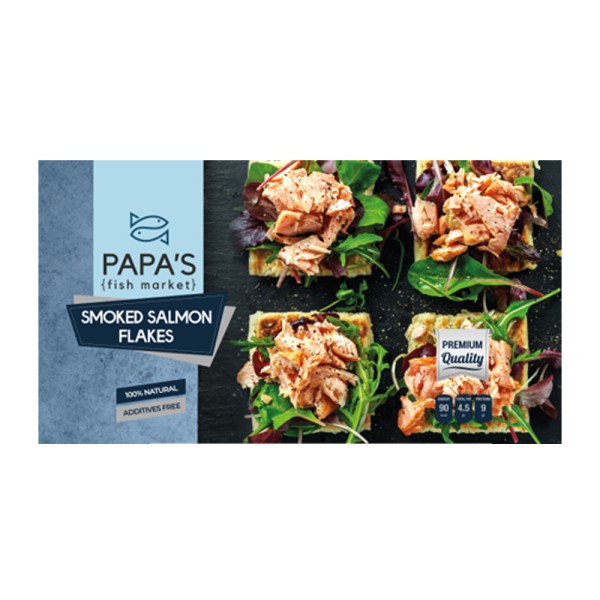 PAPA'S FISH MARKET SMOKED SALMON FLAKES