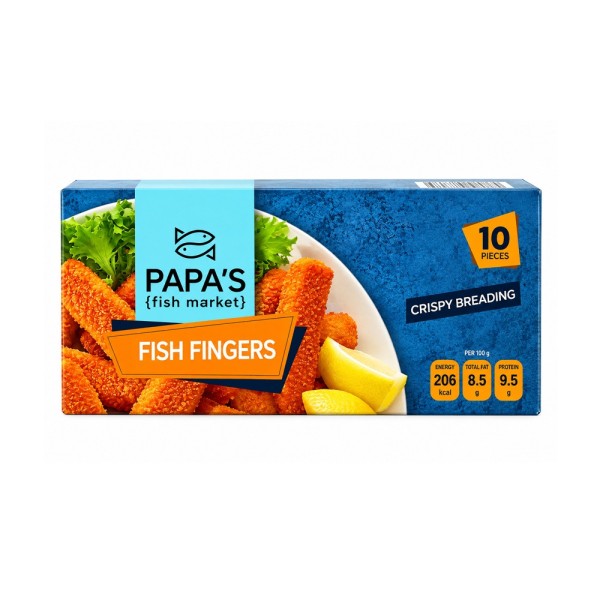 PAPA'S FISH MARKET 10 FISH FINGERS
