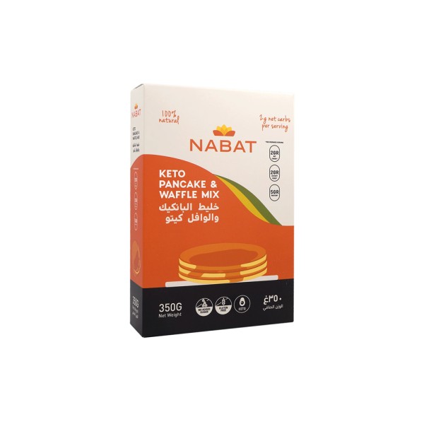 NABAT ORGANIC KETO PANCAKE AND WAFFLE MIX GLUTEN FREE