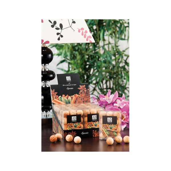 S 12 WOODEN SCENTED SPHERES 12 FR 562279-V001 by Adtrend.it