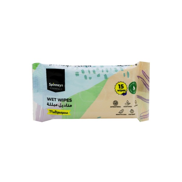 SPINNEYS ESSENTIALS WET WIPES POCKET