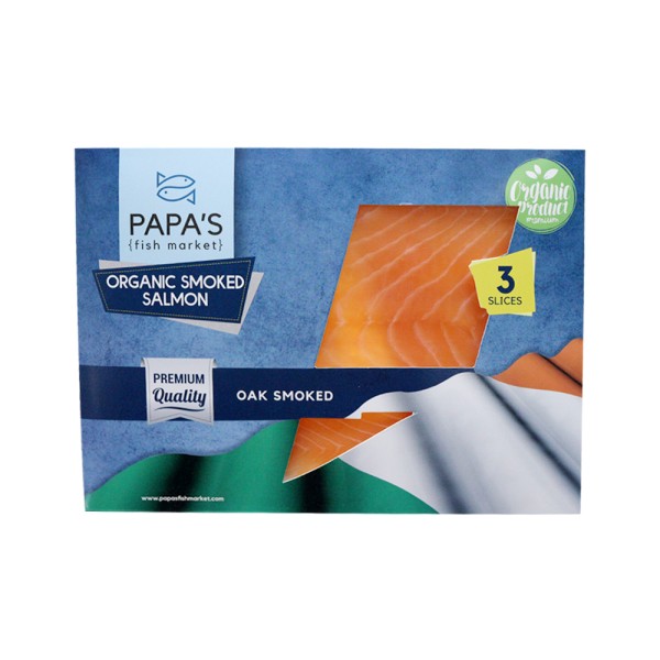 PAPA'S FISH MARKET ORGANIC SMOKED SALMON 3 SLICES
