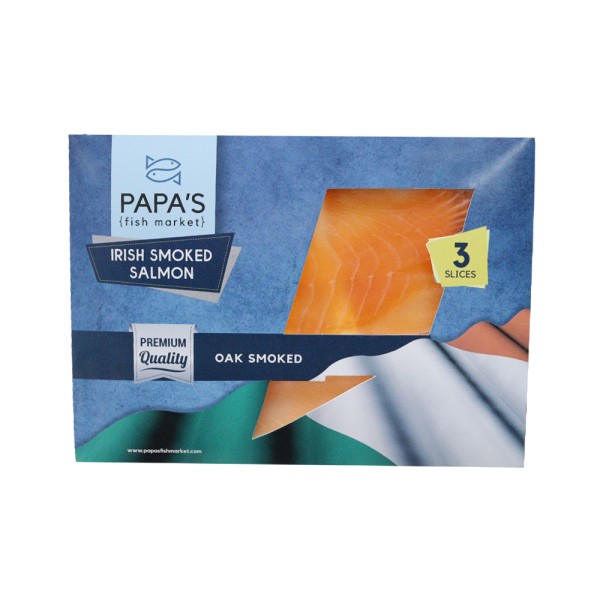 PAPA'S FISH MARKET IRISH SMOKED SALMON 3 SLICES