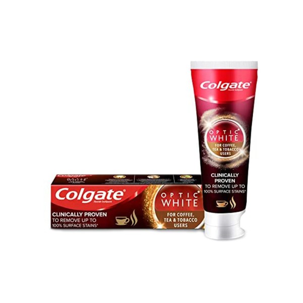 Colgate Whitening Toothpaste Optic White Coffee & Tobacco Lovers 75 ml