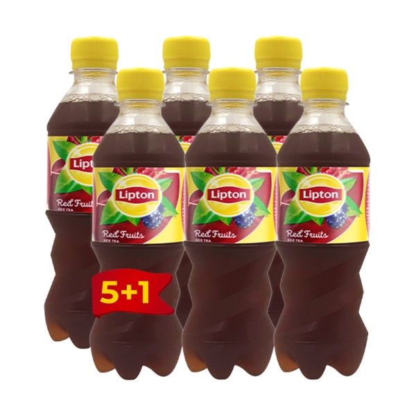 LIPTON ICED TEA RED FRUITS PET 5+1