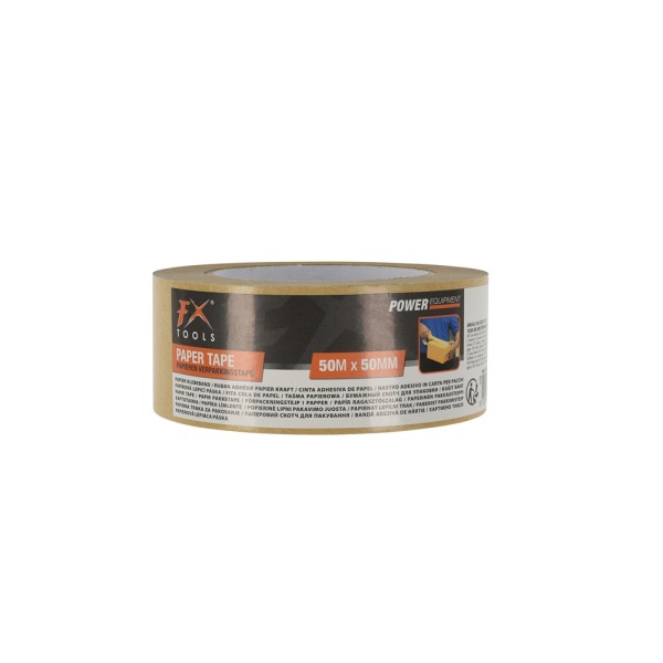 FX TOOLS TAPE PAPER BROWN 50MX50MM