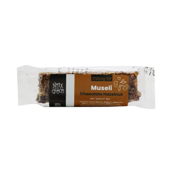 NOIX CHOCO CHOCOLATE AND HAZELNUT MUESLI BAR