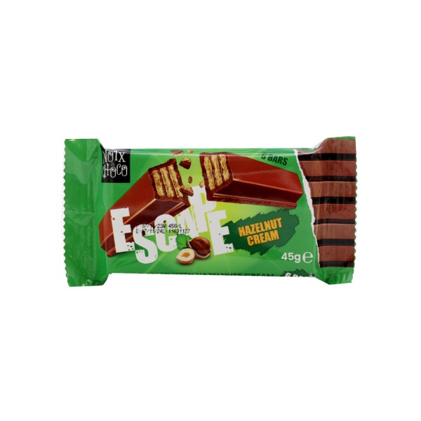 ESCAPE CHOCOLATE WAFER HAZELNUT BARS