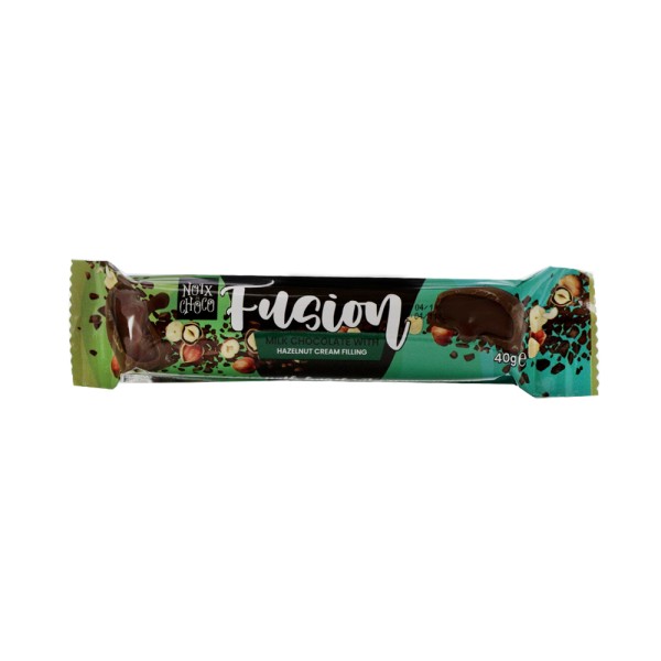 FUSION  CHOCOLATE HAZELNUT FILLED BAR 