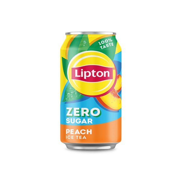 LIPTON ICE TEA PEACH ZERO CAN