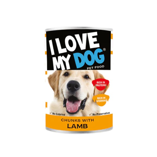 I LOVE MY DOG CHUNKS WITH LAMB DOG FOOD