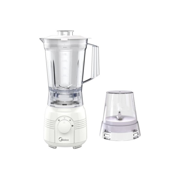 BLENDER 600W PLASTIC JUG+200ML GRINDER CUP WH 568772-V001 by Midea