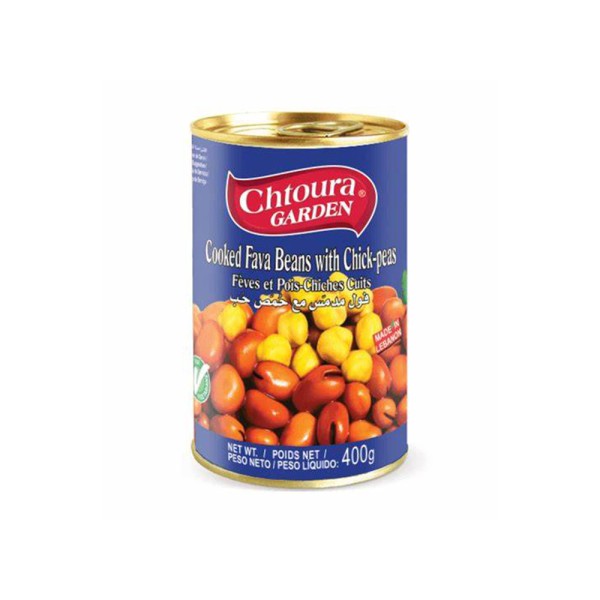 CHTAURA GARDEN FAVA WITH CHICKPEAS