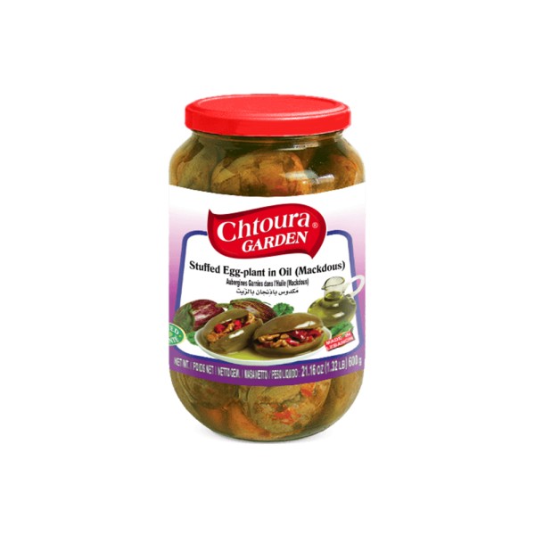 CHTAURA GARDEN STUFFED EGG-PLANT IN OIL 