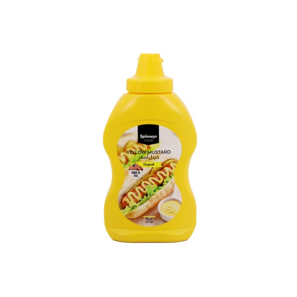 SPINNEYS YELLOW MUSTARD 227G