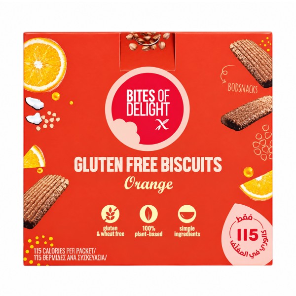 BITES OF DELIGHTS VEGAN ORANGE BISCUITS