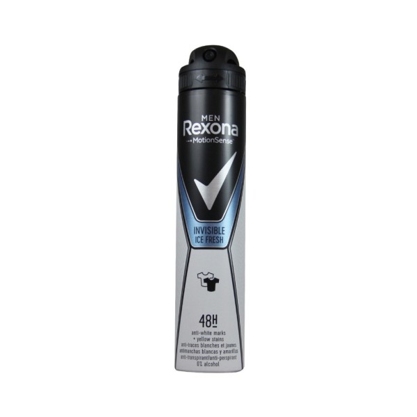 REXONA DEODORANT SPRAY FOR MEN INVISIBLE ICE FRESH