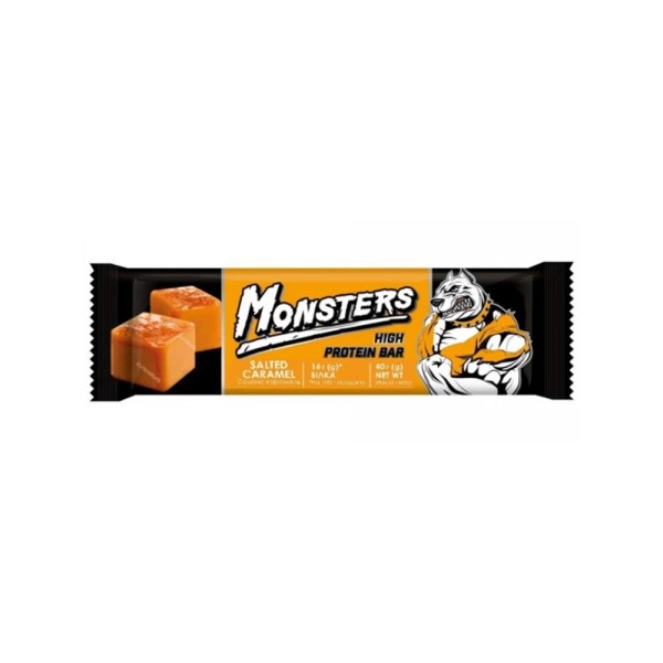 MONSTERS PROTEIN BAR WITH SALTED CARAMEL