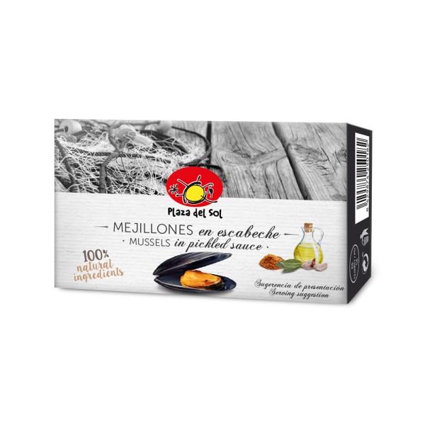 PLAZA DEL SOL  MUSSELS IN PICKLED SAUCE