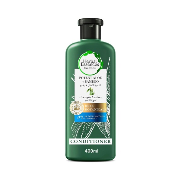 HERBAL ESSENCES CONDITONER POTENT ALOE AND BAMBOO SULFATE FREE