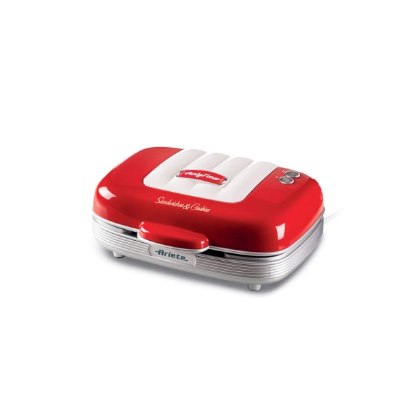 ARIETE SANDWISHES AND COOKIES MAKER RED