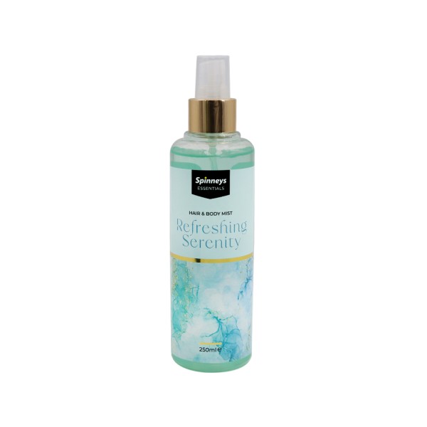 SPINNEYS ESSENTIALS HAIR+ BODY MIST  REFRESHING SERENITY
