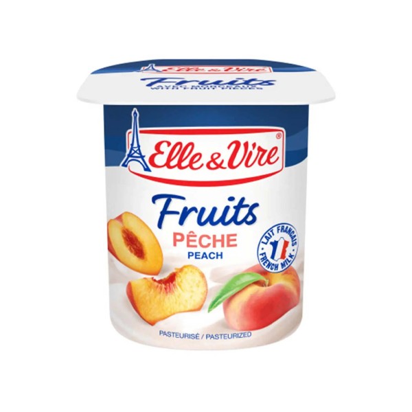 ELLE+VIRE DESSERT LACTE PECHE 