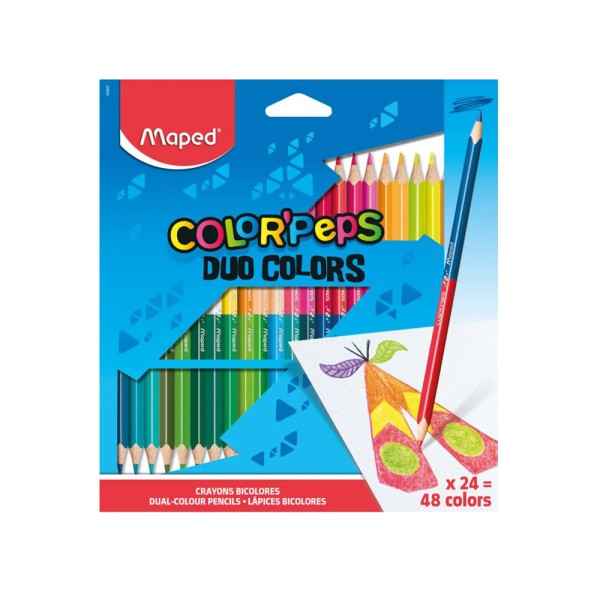MAPED COLOR PEPS PENCILSDUOX24 48CLRS