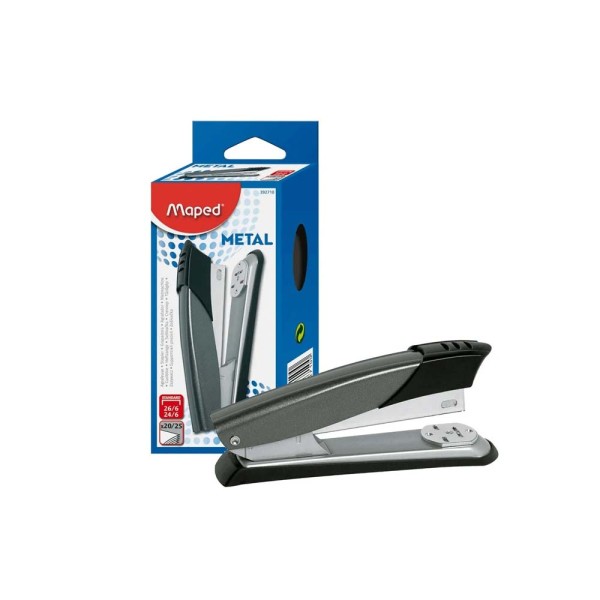 MAPED STAPLER 26 6 METAL HALF BOX 25 SHEETS