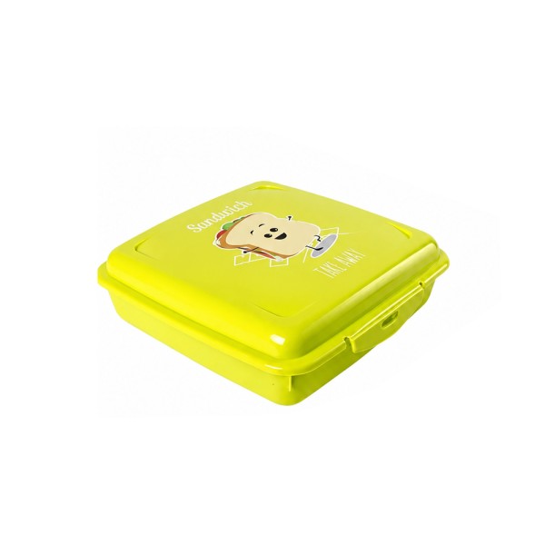 HEGA SAPPORO SQUARE FLAT LUNCH BOX TAKE AWAY