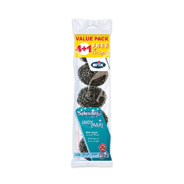 ARIX  INOX STANLESS SCOURER X 4+1 FREE