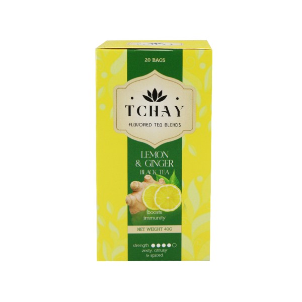 TCHAY CYLON BLACK TEA WITH LEMON AND GINGER
