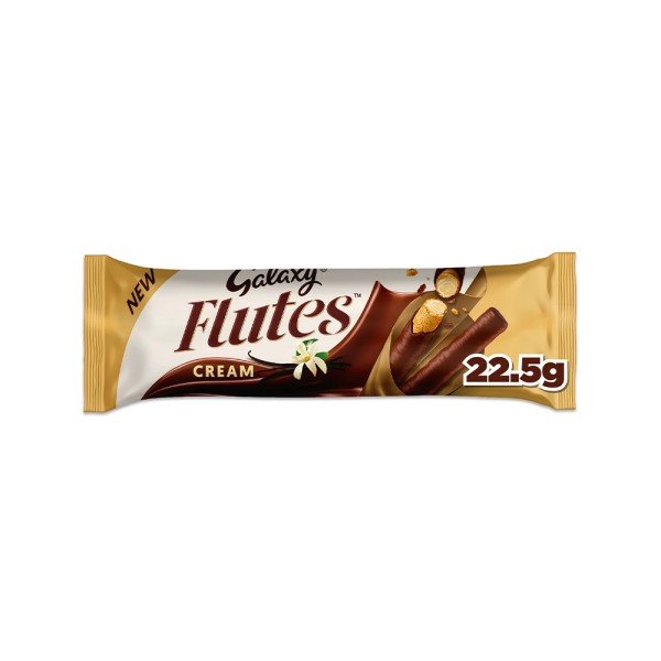 GALAXY GLX FLUTES CREAMY TWIN WAFER