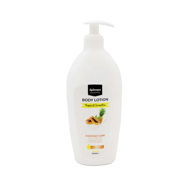 SPINNEYS ESSENTIALS BODY LOTION TROPICAL SMOOTHIE