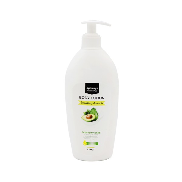 SPINNEYS ESSENTIALS BODY LOTION SMOOTHING AVOCADO
