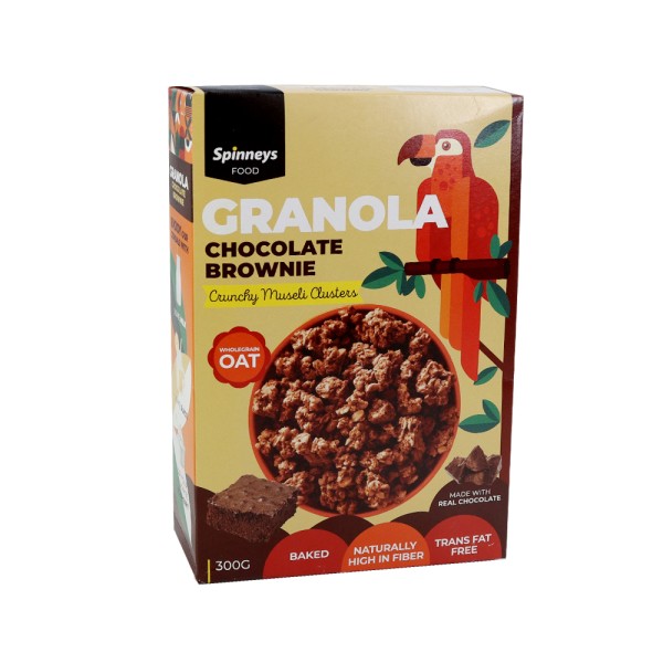 SPINNEYS GRANOLA CHOCOLATE BROWNIES