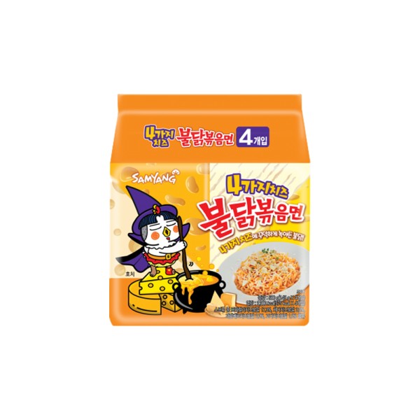 SAMYANG BULDAK  HOT CHICKEN QUATTRO CHEESE RAMEN