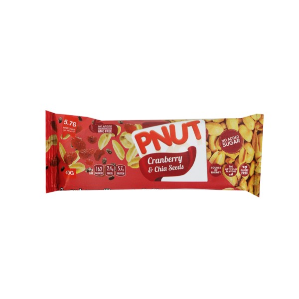 PNUT CHIA SEEDS CRANBERRY PEANUT BAR