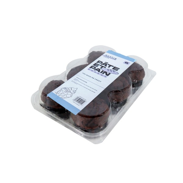 PATE ET PAIN CHOCOLATE CHIPS MUFFIN 6 PC