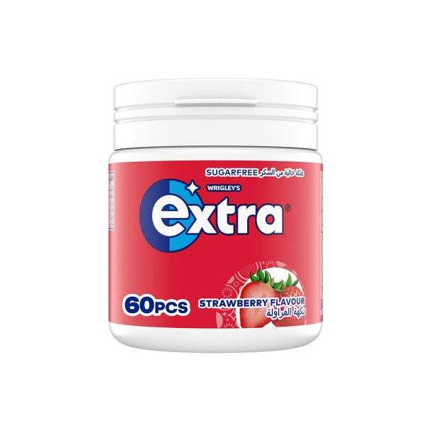 EXTRA STAWBERRY BOTTLE GUM