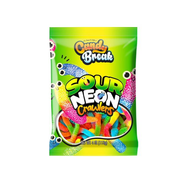 CAND.BREAK SOUR NEON CRAWLERS