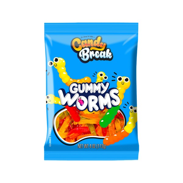 CAND.BREAK GUMMY WORMS