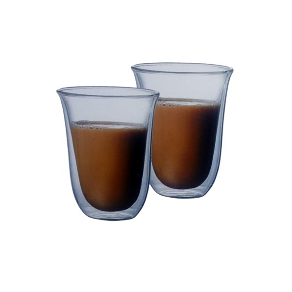 LUCIANO DOULBLE WALL GLASS CUP SET  280ML