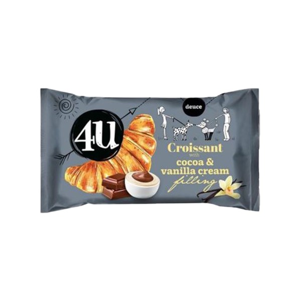 4U CROISSANT WITH COCOA VANILLA FILLING