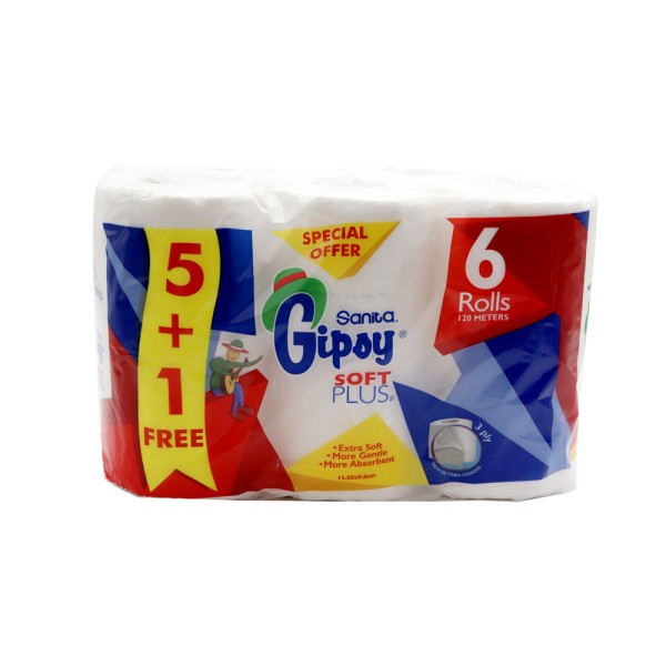 GIPSY TOILET ROLL 5+1 FREE