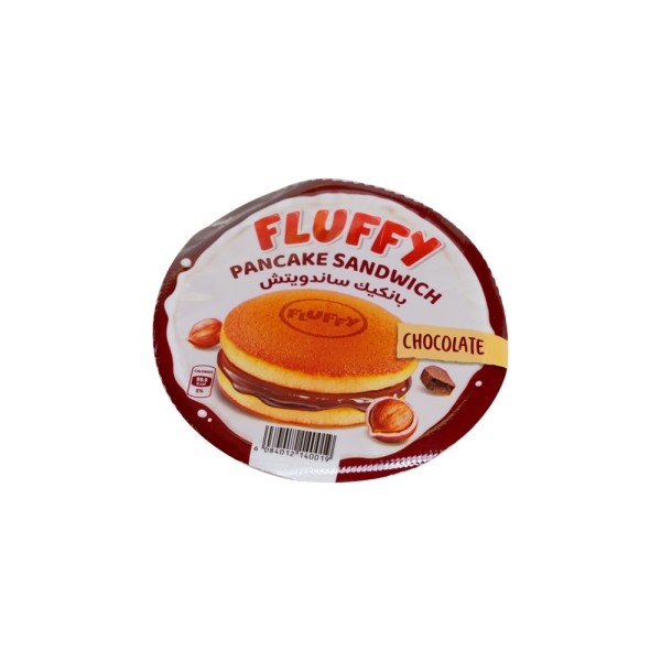 FLUFFY. PANCAKE SANDWICH CHOCOLATE