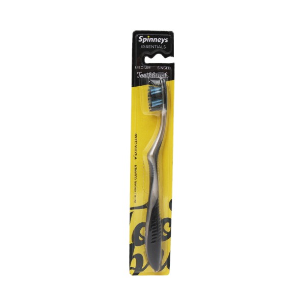 SPINNEYS ESSENTIALS TOOTHBRUSH SINGLE MEDIUM