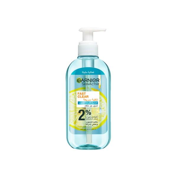 GARNIER FAST CLEAR ANTI ACNE GEL WASH