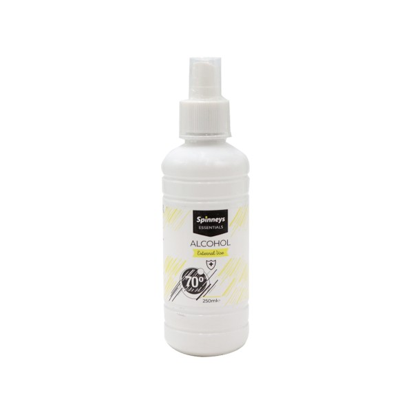 SPINNEYS ESSENTIALS ALCOHOL 70PCENT SPRAYER 